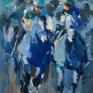 Blue Racers by Rana Geralis