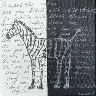Zebra Question by Anna Getter