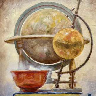 Globe with Red Bowl by Ito Briones