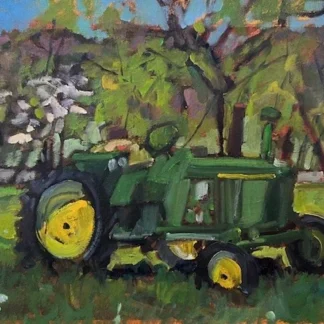 Green Tractor by Pattee Hipschen
