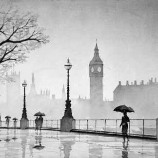 Along the Thames, London by Jinchen Han