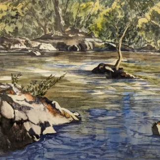 Rocky River Reflections by Linda Holz