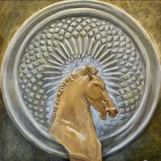 Horse facing right by Ito Briones