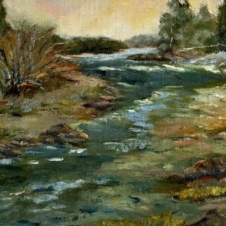 Fly Fishing At Dawn by Jennifer Tallarico