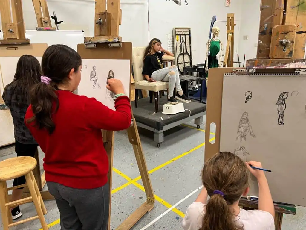 1-Session- AGES 9-12: KIDS/TEENS DRAWING CLASS - The Art Studio NY