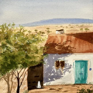 An Aegean Village by Ebru Karayigit