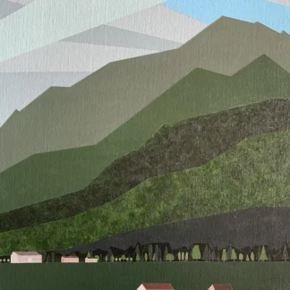 Mountain, Two Roads by Lisa Laohaphan