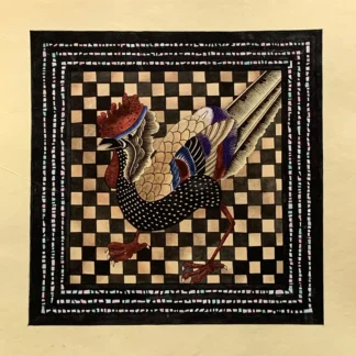 Pheasant on the Chessboard I by Hyonsook Lee
