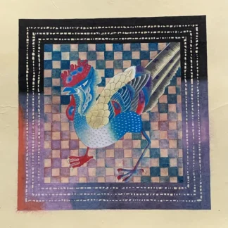 Pheasant on the Chessboard II` by Hyonsook Lee