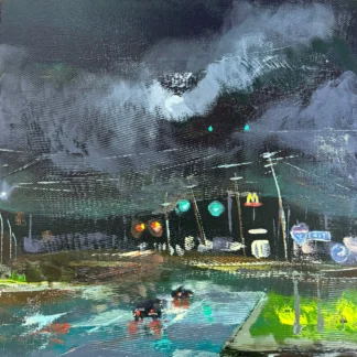 Wet Streets: Exit 20 by Kate Masters