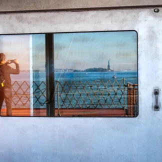 Staten Island Ferry, October by Suzanne McIntire