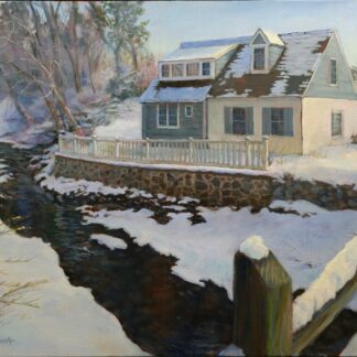 Spring House in Winter (Green Spring Gardens Park) by Catherine Messina