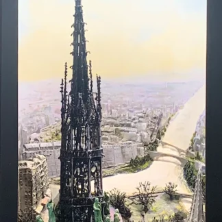 Notre Dame Spire (aerial views) by Sam Miller