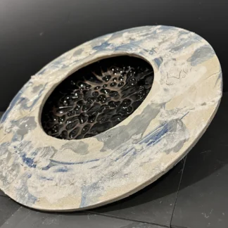 Cosmos: lunar magma moon bowl by Christine Moerenhout- Hubloue