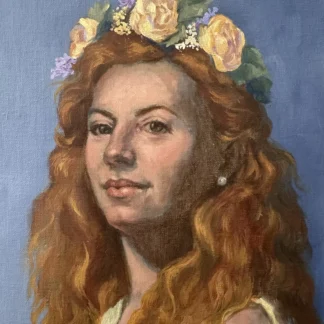 Girl with Roses by Sonia Nayar