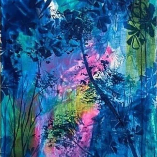 Secret Forest in Blue by Maria Oanes