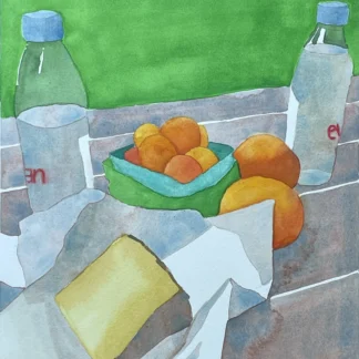 Berkshire Picnic with Cheese by Maureen Rabinovitz