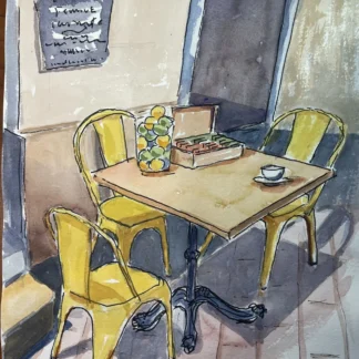 Marseille cafe by Sarah Rouse