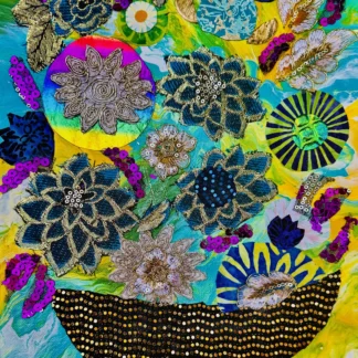 Flower Basket by Liz Santulli