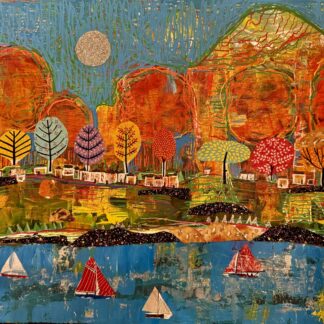 Autumn Lake by Liz Santulli