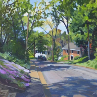 Early to Mid-Spring, Trinity Drive by Nina Schwartz