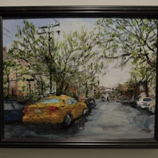 Rain on Cameron Street by Samuel C. Miller