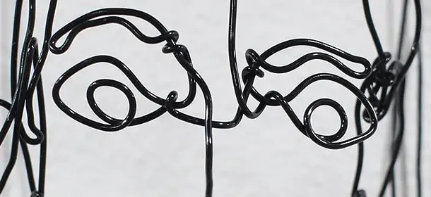 Unbending Michael Price's Single-Wire Sculptures – The Art League