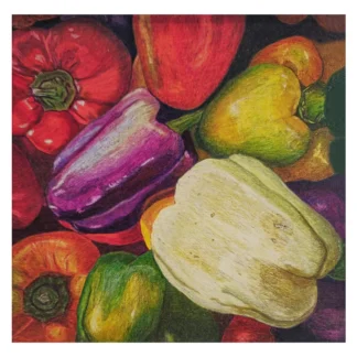 Peppers at the Farmer's Market by Gloria Spellman