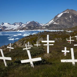 Greenland Cemetery by John Stier