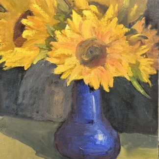 Sunflower Jar by Ann Tannous