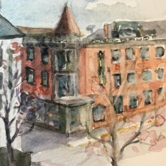 The Red Parrot, Newport, Rhode Island by Karen Thuermer