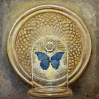 Trapped Blue Butterfly by Ito Briones