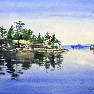 Boundary Waters 1 by Ginya Truitt Nakata