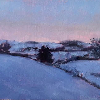 Winter Sunset by Tish Tyson