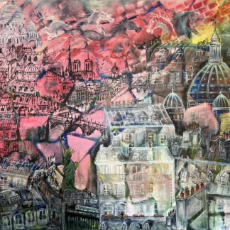 Rose Hour Forever Paris by Monzen Tzen
