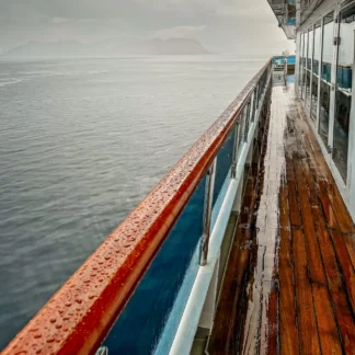 Passing Storm at Sea by Wayne Guenther