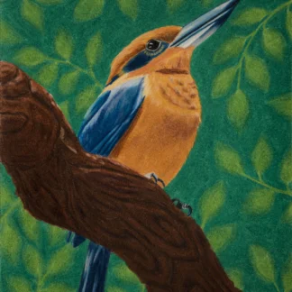 Guam Kingfisher by Brielle Wilson
